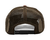 Kappe Brixton - Beekman C Np Mp Trucker Hat - Brown/Brown