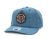 Kappe Brixton - Crest C Mp Snapback - Medium Rinse Denim
