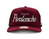 Kappe Mitchell & Ness - Head Coach Trucker - NHL - Colorado Avalanche - Maroon
