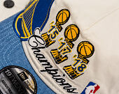 Kappe New Era - NBA "Hardwood Classic Champions" 19TWENTY - Golden State Warriors - Chrome White / T
