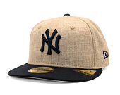 Kappe New Era - MLB "Summer Twine" 59FIFTY - NY Yankees - Team Color / Open Market Tan