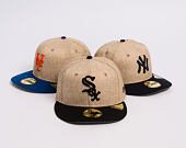 Kappe New Era - MLB "Summer Twine" 59FIFTY - Chicago White Sox - Team Color / Open Market Tan