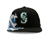 Kappe New Era - MLB "Tidal Wave" 59FIFTY - Seattle Mariners - Black
