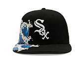 Kappe New Era - MLB "Tidal Wave" 59FIFTY - Chicago White Sox - Black