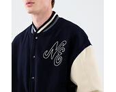 Jacke New Era - Branded Oversized Varsity Jacket - Navy