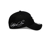 Kappe New Era - MLB Side Script 9FORTY M-CROWN - Chicago White Sox - Black