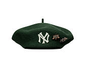 Baskenmütze New Era - MLB IMAGE DROP Retro Pin Beret - NY Yankees - Green