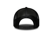 Kappe New Era - Branded Licence Plate 9FORTY A-Frame Trucker - Black / Stone