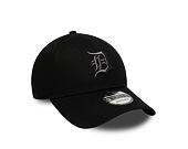 Kappe New Era - MLB League Essential 9FORTY - Detroit Tigers - Black / Dark Concrete