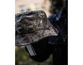 Hut Kangol - Denim Mashup Bucket - Black Trompe L'Oeil