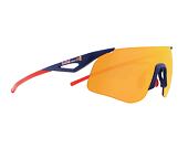 Sonnenbrille Red Bull SPECT - MARK - Blue/Brown - Red Mirror