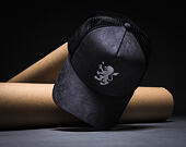 Kappe New Era - Faux Suede 9FORTY A-Frame Trucker - ASTON VILLA FC - Graphite