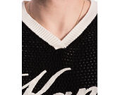 T-Shirt Karl Kani - Cursive Varsity Crochet Boxy T-Shirt Black
