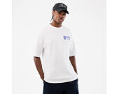 T-Shirt New Era - Branded PIzza Time Graphic Oversized Tee - White