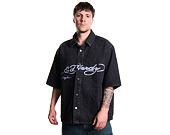 Hemd Ed Hardy - Mens Eagle And Stars Relaxed Denim Shirt - Black