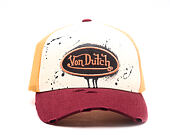 Kappe Von Dutch - Baseball - Print & Embroidery - Red / Yellow