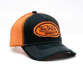 Kappe Von Dutch - Baseball - Vintage Distressed - Orange / Navy
