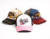 Damen Kappe Von Dutch - Baseball - Embroidery - White / Pink