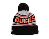 Mütze New Era - NHL Evergreen Wordmark Pom Medium Knit - Anaheim Ducks - Team Color