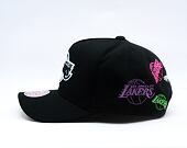 Kappe Mitchell & Ness - NBA 404 Club Neon Pro Snapback - Los Angeles Lakers - Black