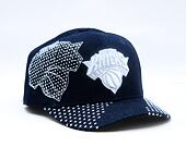 Kappe Mitchell & Ness - NBA Run Stitch Pro Snapback - New York Knicks - Blue