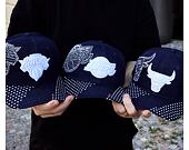 Kappe Mitchell & Ness - NBA Run Stitch Pro Snapback - Chicago Bulls - Blue