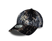 Damen Kappe New Era - MLB Snake Print 9FORTY - NY Yankees - Black / Blush Pink