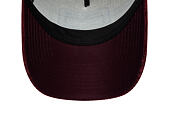 Kappe New Era - Branded Cord Visor 9FORTY A-Frame Trucker - Maroon / Stone