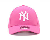 Kinder Kappe New Era - MLB Essential 9FORTY - NY Yankees - Hot Pink / White