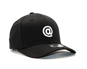 Kappe State of WOW ALPHABET - Zavináč Baseball Cap Crown 2 Black/White Strapback