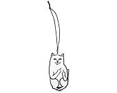 Lufterfrischer Rip & Dip Lord Nermal Air Freshener Multi