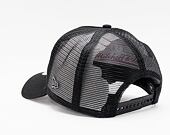 Kappe New Era - MLB Black on Black 9FORTY Trucker - LA Dodgers - Black