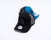 Kappe New Era - MLB Black on Black 9FORTY Trucker - LA Dodgers - Black