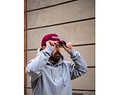 Kappe Mitchell & Ness - Branded Pinscript Classic Red - Burgundy / White