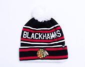 Mütze '47 Brand NHL Chicago Blackhawks Rockhill Cuff Knit Black
