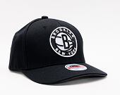 Kappe Mitchell & Ness Team Ground 2.0 Stretch Snapback Brooklyn Nets Black
