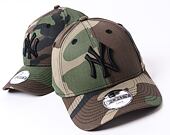 Kinder Kappe New Era - MLB The League 9FORTY - NY Yankees - Woodland Camo