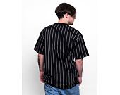 T-Shirt Karl Kani - Small Signature Pinstripe Tee - Black/White