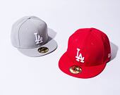 Kappe New Era - MLB Basic 59FIFTY - LA Dodgers - Scarlet / White