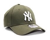 Kappe New Era - MLB Essential 39THIRTY - NY Yankees - New Olive / White