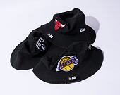 Hut New Era NBA Print Infill Bucket Chicago Bulls Black