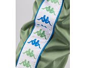 Trainerhose Kappa 222 BANDA RASTORIAI SLIM Green Dusty-White-Blue Smurf
