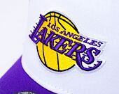 Kappe New Era - NBA Team Clear 9FORTY Trucker - LA Lakers - White / Red