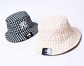 Damen Bucket Mütze New Era MLB Womens Gingham Tapered Bucket - NY Yankees - Black