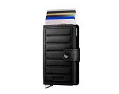 Geldbörse Secrid - Premium Miniwallet Emboss Lines Black