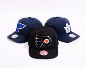 Kappe Mitchell & Ness NHL Team Ground 2.0 Pro Snapback Philadelphia Flyers Black