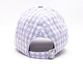 Damen Kappe New Era 9TWENTY MLB Womens Gingham  - NY Yankees - Pastel Lilac / White