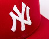 Kappe New Era - MLB Basic 9FIFTY - NY Yankees - Scarlet / White