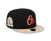 Kappe New Era 59FIFTY MLB "Varsity Pin & Sidepatch" Baltimore Orioles Cooperstown
