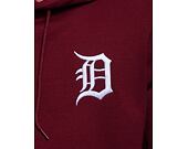 Pullover New Era League Essentials Oversized Hoody Detroit Tigers Cardinal / Optic White